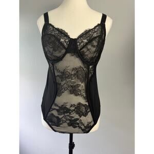 Victoria’s Secret Corset Black Teddy Size XL
